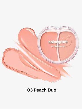 Colorgram- duo blusher “peach duo”